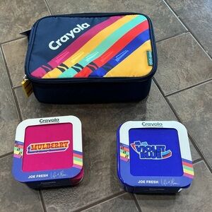 🥵 Crayola Lunch Bag with Colorful containers